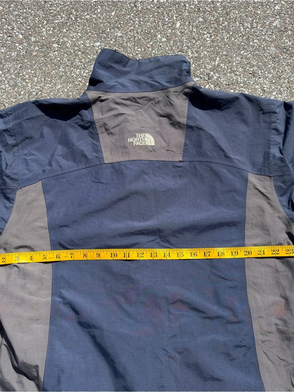 The North Face Men’s Navy and Gray HyVent Large Jacket